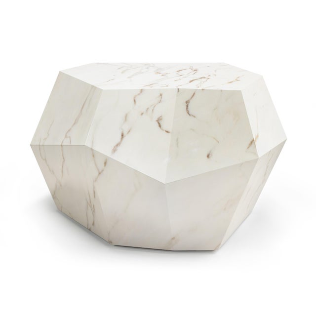 Three Rocks Medium Coffee Table in Estremoz Marble from Insidherland For Sale - Image 4 of 4