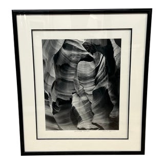 Robert Morris Cathedral & Antelope Canyon in Park, Utah B/W Limited Photography, Certificate For Sale