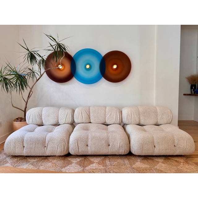 Early 21st Century Mario Bellini Modular Sofa | Cream Belia | Open-End Sofa | 5 Modular-Piece Set For Sale - Image 5 of 11