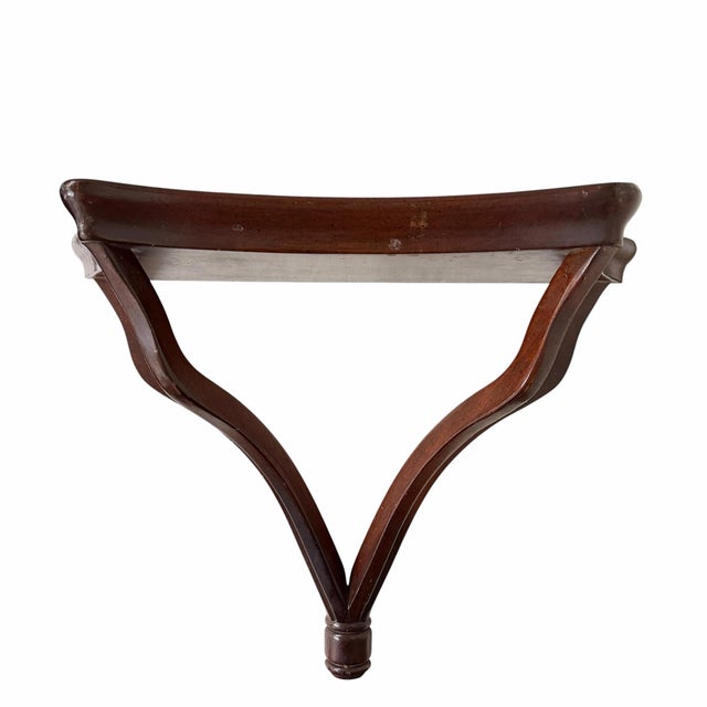 Vintage Mid Century Large Regency Style Decorative Wall Display Bracket For Sale - Image 10 of 12