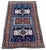 A stunning antique Kazak rug, handwoven in the Caucasus mountains of central Asia circa 1900. The design features 3...