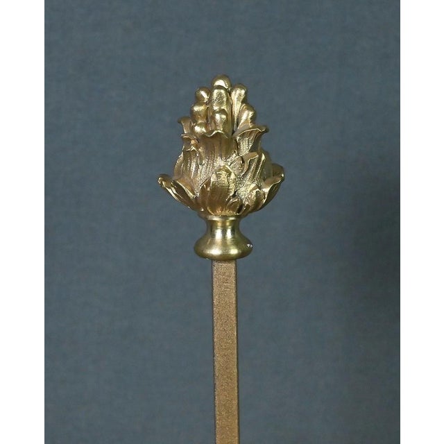 Antique Louis XV Chandelier in Gilt Bronze, 1850s For Sale - Image 6 of 18