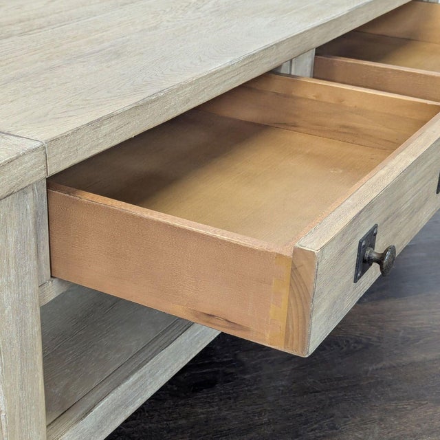 Pottery Barn Benchwright Rectangular Coffee Table For Sale In San Francisco - Image 6 of 8