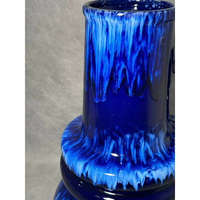 Large Vintage Fat Lava Vase, Germany, 1970s For Sale - Image 4 of 10