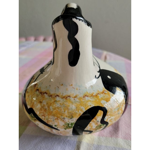 Contemporary Mana Wedding Vase Southwestern Native American Folk Art For Sale - Image 3 of 5