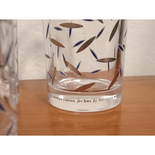 Little Breeze Glasses by Nanae Umeda for Egizia, 1997, Set of 6 For Sale - Image 4 of 5