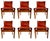 Monk Chairs by Scarpa for Molteni, 1970, Set of 6 For Sale - Image 12 of 12