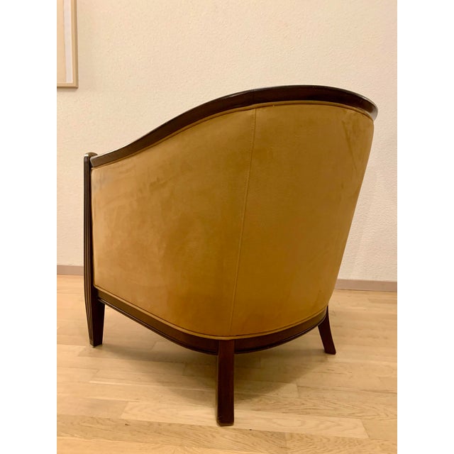 Art Deco Armchair in the style of Süe and Mare For Sale - Image 10 of 14