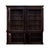 French Provincial French Provincial Bookcase - Dark Walnut For Sale - Image 3 of 4