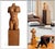 Vintage Hand Carved Wood Abstract Female Torso, (14” High) For Sale - Image 11 of 11