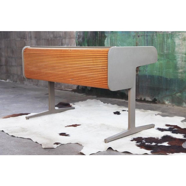 1970s Mid-Century George Nelson Herman Miller "Action Office" Rolltop Desk Exec. For Sale - Image 10 of 18