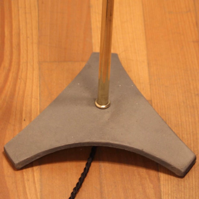 Mid-Century Modern Floor Lamp with Adjustable Shade, 1950s For Sale - Image 10 of 14