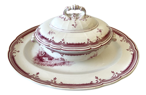 French Vegetable Dish in Earthenware from B & Cie