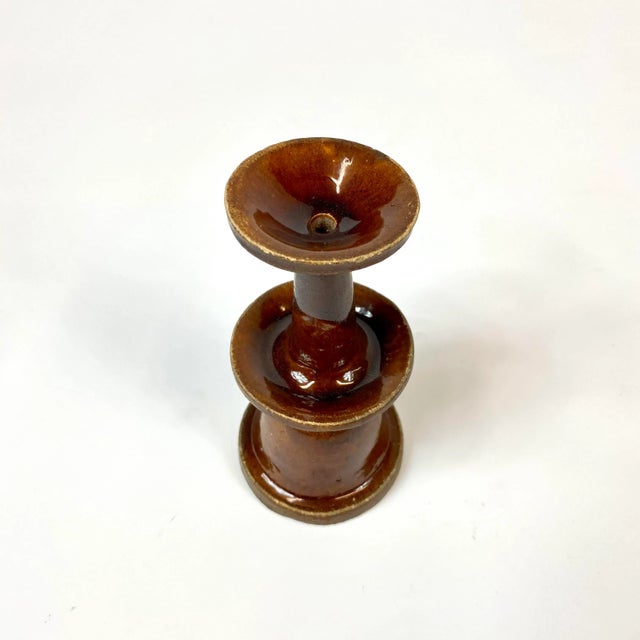 Most Chinese oil lamps are green in color, but very rarely will you find a brown one. This one is small and delicate and...