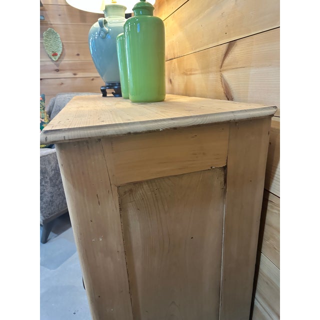 Antique Scrub Pine Chest For Sale - Image 4 of 9