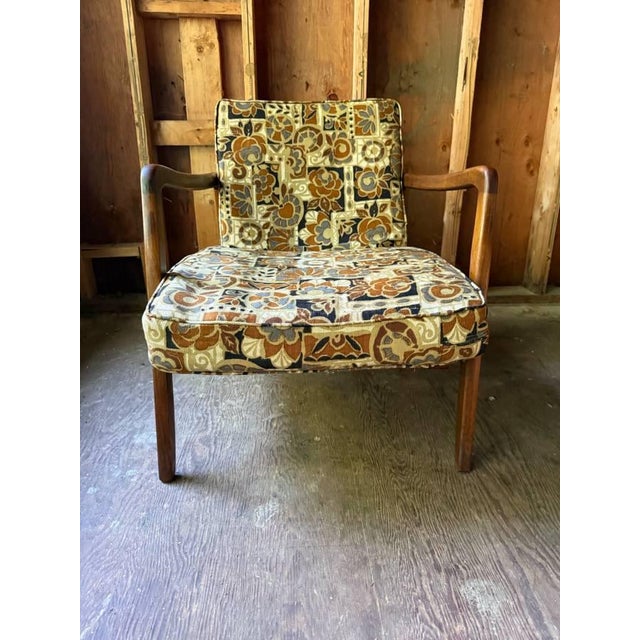 Brown Mid 20th Century Mid Century Teak Easy Lounge Chair in the Style of Ole Wanscher For Sale - Image 8 of 17
