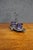 Late 19th Century Double Salt Cellar With Cobalt Blue Glass Liners, Rococo Revival For Sale - Image 10 of 13