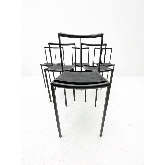 Stackable Chair by Maurizio Peregalli for Zeus Noto, 1980s For Sale - Image 9 of 9