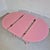 Pink Mid-Century Round & Extendable Pink Dining Table, 1950s For Sale - Image 8 of 13