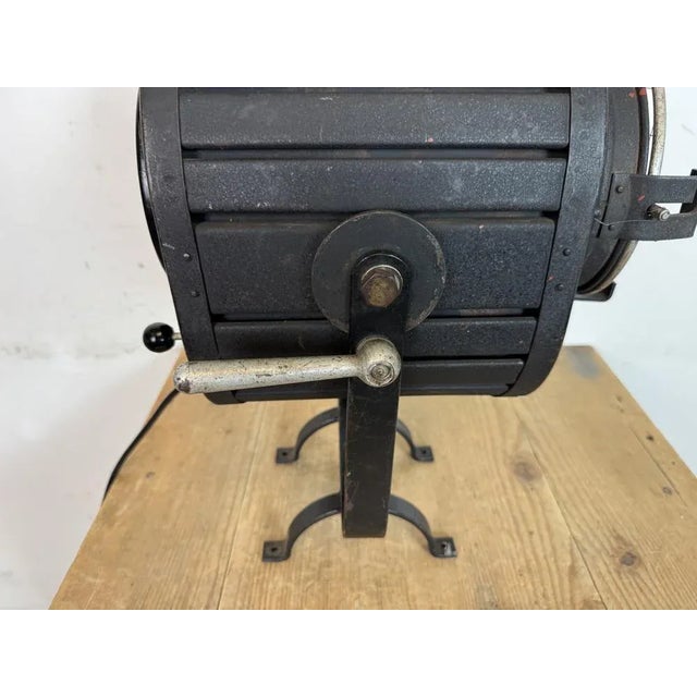 Vintage Black Theatre Spotlight Table Lamp, 1960s For Sale - Image 12 of 18