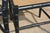 Pair Black Bamboo & Cane Colonial Noir Side / Dining Chairs For Sale - Image 9 of 17