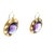 Late 19th Century Late 19th Century Victorian 18k Gold 20 Carat Amethyst Drop Earrings, Pair For Sale - Image 5 of 15