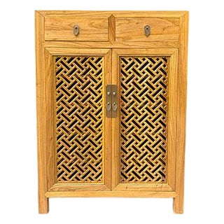 Asian Inspired Cabinet For Sale