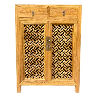 Asian Inspired Cabinet For Sale