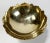Late 20th Century Vintage Brass Art Deco Style Compote Pedestal Bowl For Sale - Image 5 of 7