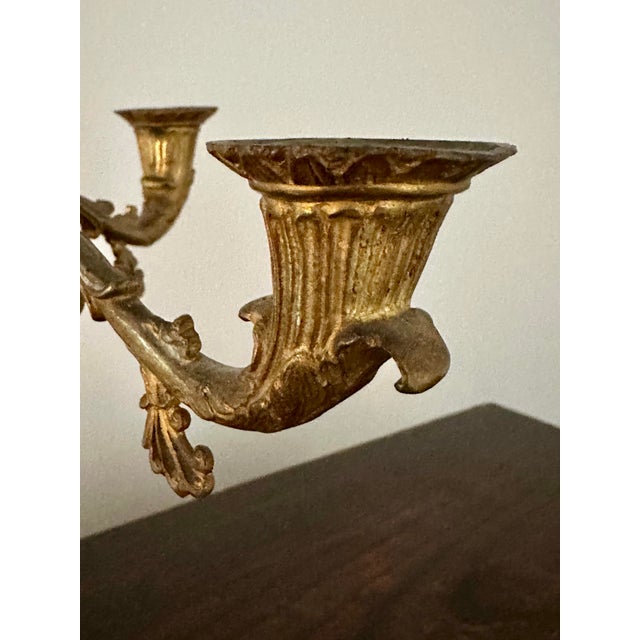 Metal French Bouillotte Empire-Style Lamp - 19th C. For Sale - Image 7 of 12