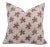 Block Print Thick Linen Throw Pillow Cover 12x20 Inch -Pushp Samhita For Sale