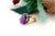 Gold Ring with Polished Tanzanites and Double Band For Sale - Image 3 of 7