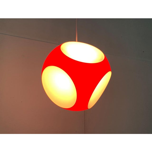 Space Age UFO Pendant Lamp attributed to Luigi Colani, 1970s For Sale - Image 15 of 18