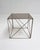 Geometric metal side table by Max Sauze from the 1960s. A 32 x 32 cm table that you rarely see second-hand anymore! This...