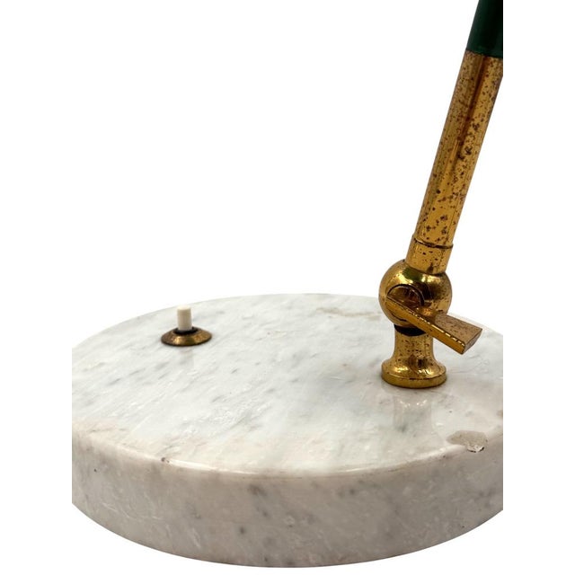 Mid-Century Green Table Lamp from Stilux Milano, Italy, 1960s For Sale - Image 11 of 15