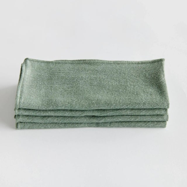 Modern Vanna Napkins, Set Of 4 For Sale - Image 3 of 5