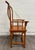 Wood Antique Chinese Ming Style Horseshoe Back Armchair For Sale - Image 7 of 12