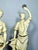 Antique 19th Century French Spelter Allegorical Figural Statues - A Pair For Sale - Image 4 of 11
