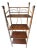 Antique English British Colonial Tortoise Bamboo Etagere For Sale