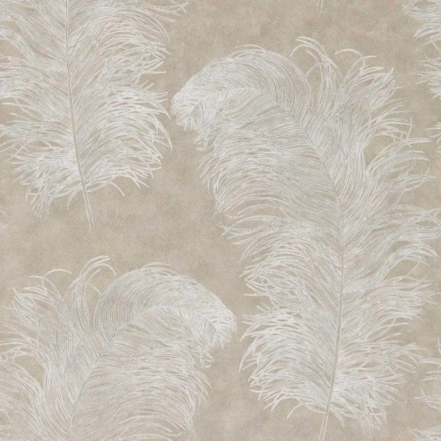 Harlequin Operetta Wallpaper in Pebble For Sale