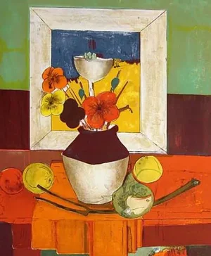 Rene Couturier "Still Life" Hand Signed Lithograph