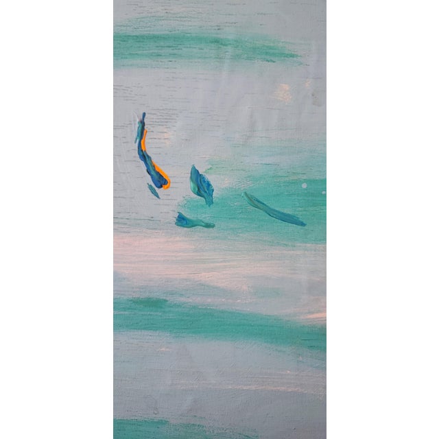 Axel Dubreille, Bleu de Loire, 1987, Oil on Canvas, Framed For Sale - Image 6 of 12
