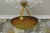 Art Nouveau Pendant Light with Amber-Ochre Glass by Muller Frères, France, 1920 For Sale - Image 3 of 18