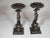 Art Deco 1980s Bronze Stylized Koi Piller Candleholders- a Pair For Sale - Image 3 of 12