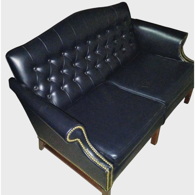 1984 Chesterfield Settee by the Boling Furniture Company For Sale - Image 9 of 9