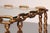 Brutalist Boho Chain Side Table Industrial Elegance,1970 For Sale - Image 3 of 10