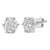 Crafted with precision and poise, these solitaire style stud earrings present a lavish intersection of classic elegance...