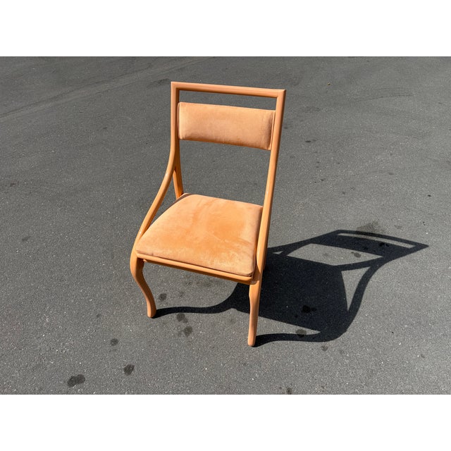 Set of Six Designer Dining Chairs, Art Nouveau Style, 1980s For Sale - Image 14 of 17