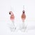 Metal Pair of Mid-Century Hand-Blown Murano Rose Hued Cockateel Sculptures W/ 24k Gold For Sale - Image 7 of 13