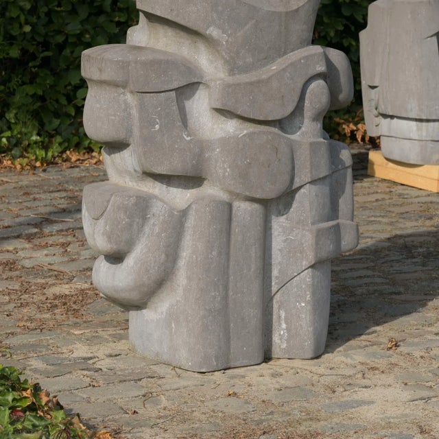 Jan Keustermans, Abstract Sculpture, Belgian Blue Stone For Sale - Image 9 of 18